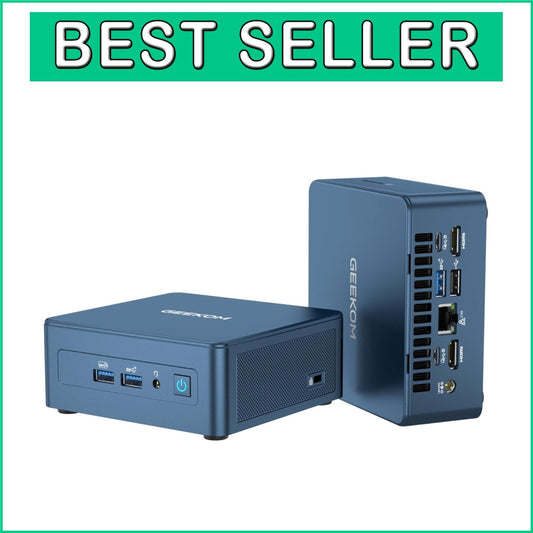 Compact IT12 Mini Computer with 32GB RAM, 1TB PCIe SSD, and WiFi 6E Connectivity