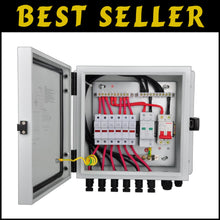 Load image into Gallery viewer, All-In-One 6 String PV Combiner Box with Fuse, Breaker, and Protection Features