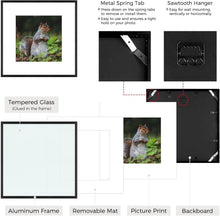 Load image into Gallery viewer, Contemporary 12x12 Metal Frames - Perfect for Engaging Gallery Wall Displays