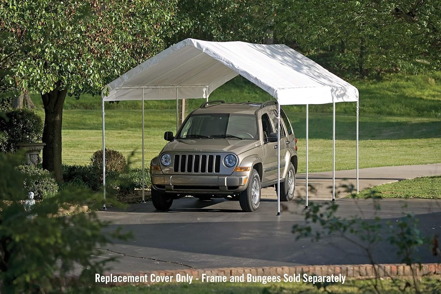 10x20 Waterproof Replacement Canopy Cover with Quick Install Bungee System