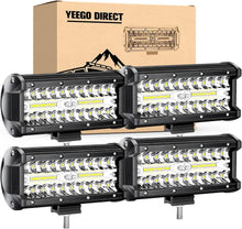 Load image into Gallery viewer, IP68 Waterproof LED Light Bar with 48,000 Lumens - Universal Fit for Vehicles