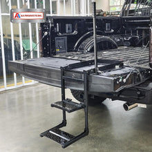Load image into Gallery viewer, Telescopic Handrail Tailgate Step Ladder - Easy Install for Trucks &amp; Trailers