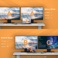 Load image into Gallery viewer, High-Resolution HDMI Splitter for Multi-Monitor Setup - Lightweight and Portable