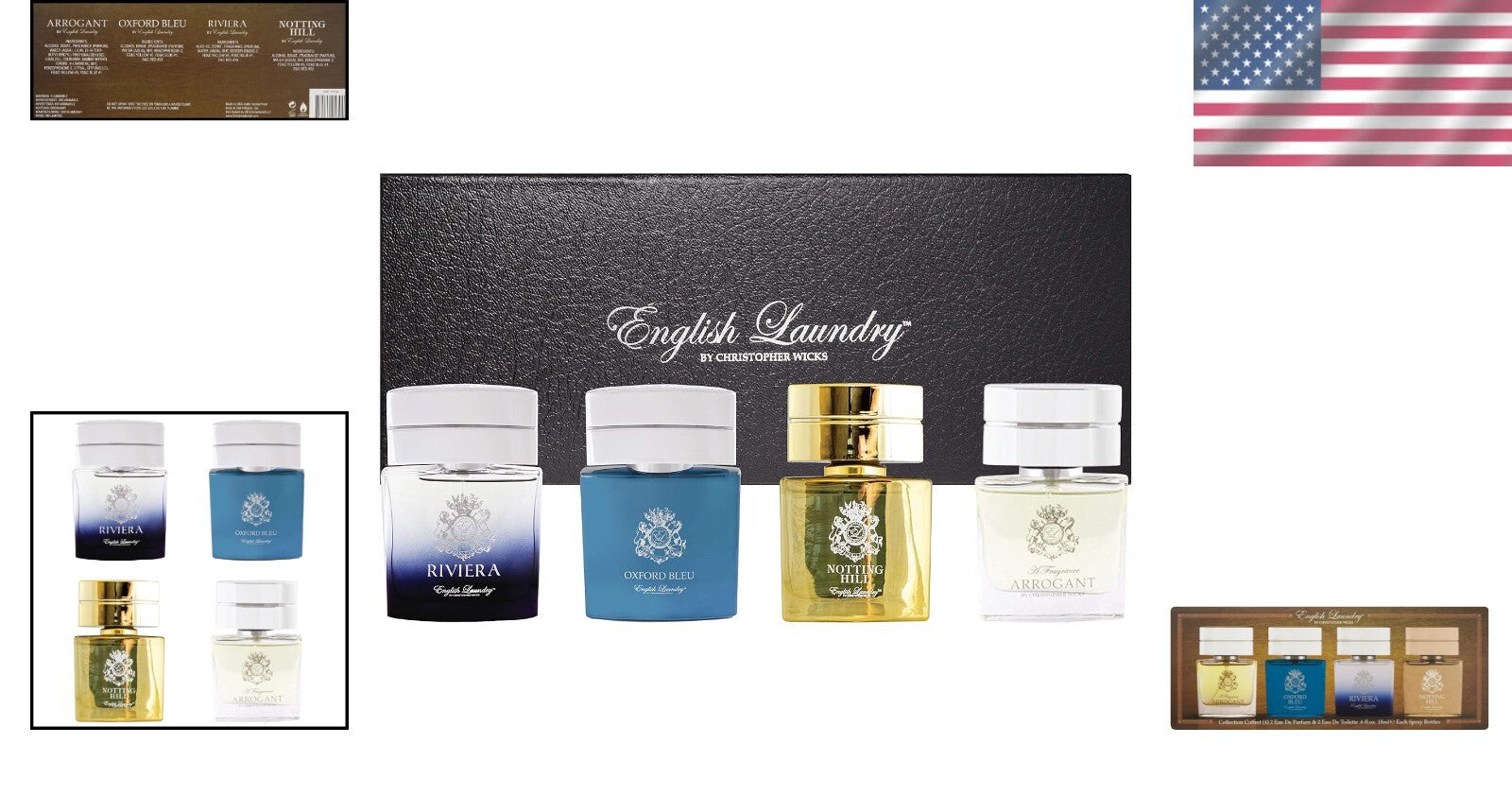 Men's 4-Piece Scent Collection – Travel-Friendly Bottles for Sophisticated Men