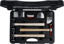 Load image into Gallery viewer, Versatile 7 Pc. Hammer and Dolly Set with Hickory Handles for Dent Removal