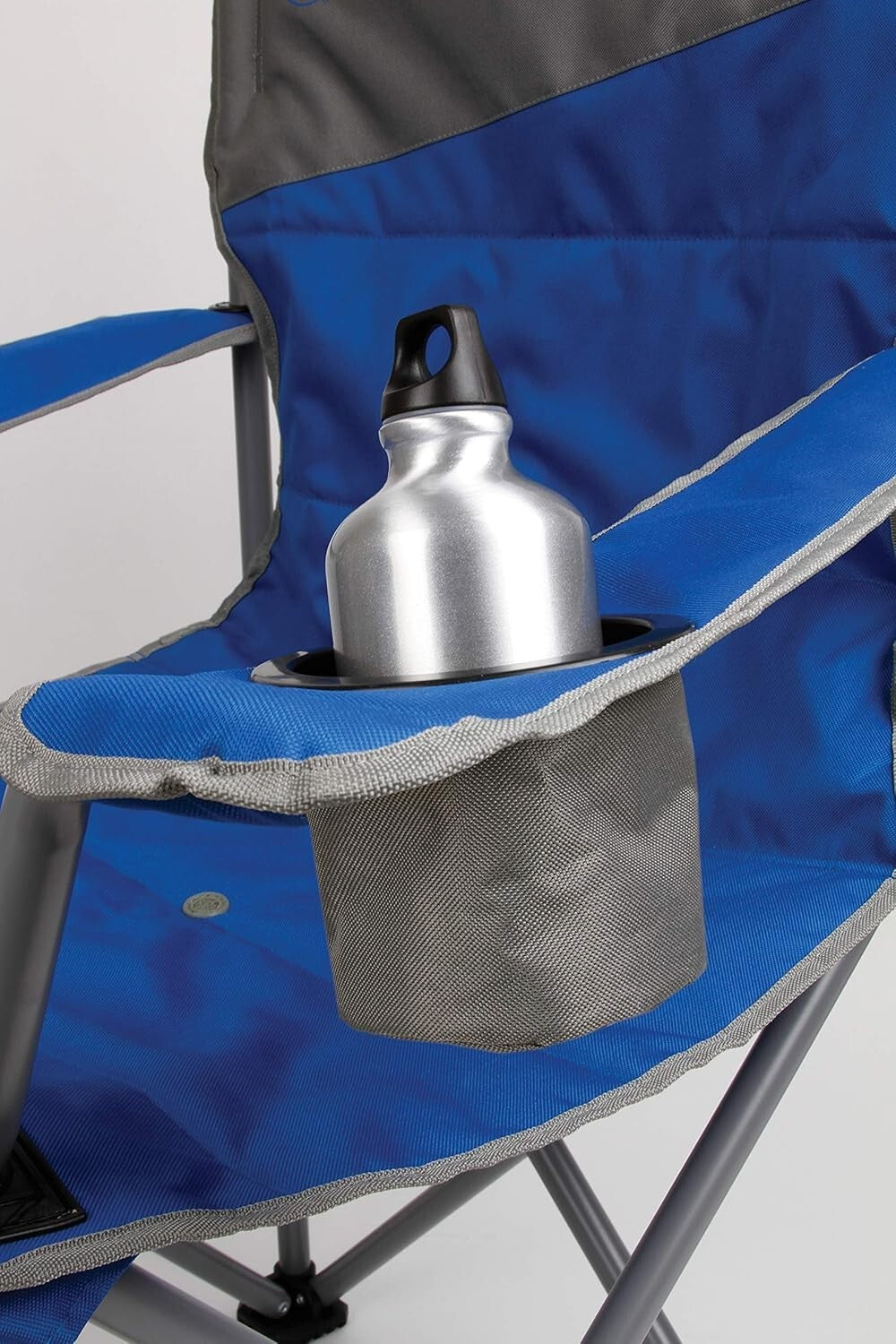 Convenient Quad Camping Chair with Cup Holder & Sturdy Support - 600 lb Capacity