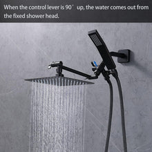Load image into Gallery viewer, Elegant Oil Rubbed Bronze 3-Way Shower Arm Diverter with Solid Metal Holder