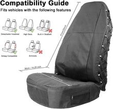 Load image into Gallery viewer, Waterproof Multi-Pocket Universal Car Seat Covers - Pack of 2 for Trucks, SUVs