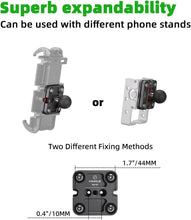 Load image into Gallery viewer, Lightweight Motorcycle Phone Holder with Shock Absorption for 5.5-7" Smartphones