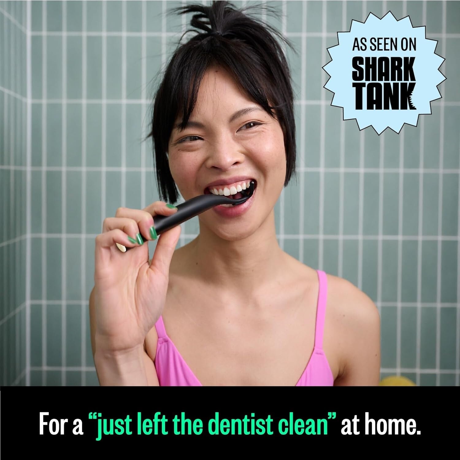 Eco-Friendly Electric Flosser with Extra Strength Woven Floss & Speed Settings