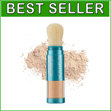 Load image into Gallery viewer, Portable Brush-On Mineral Sunscreen Powder - SPF 50, Perfect for Sensitive Skin