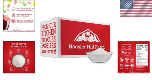 25LB Bulk Fruit Pectin for Perfectly Thick Jams & Jellies - Natural Thickener