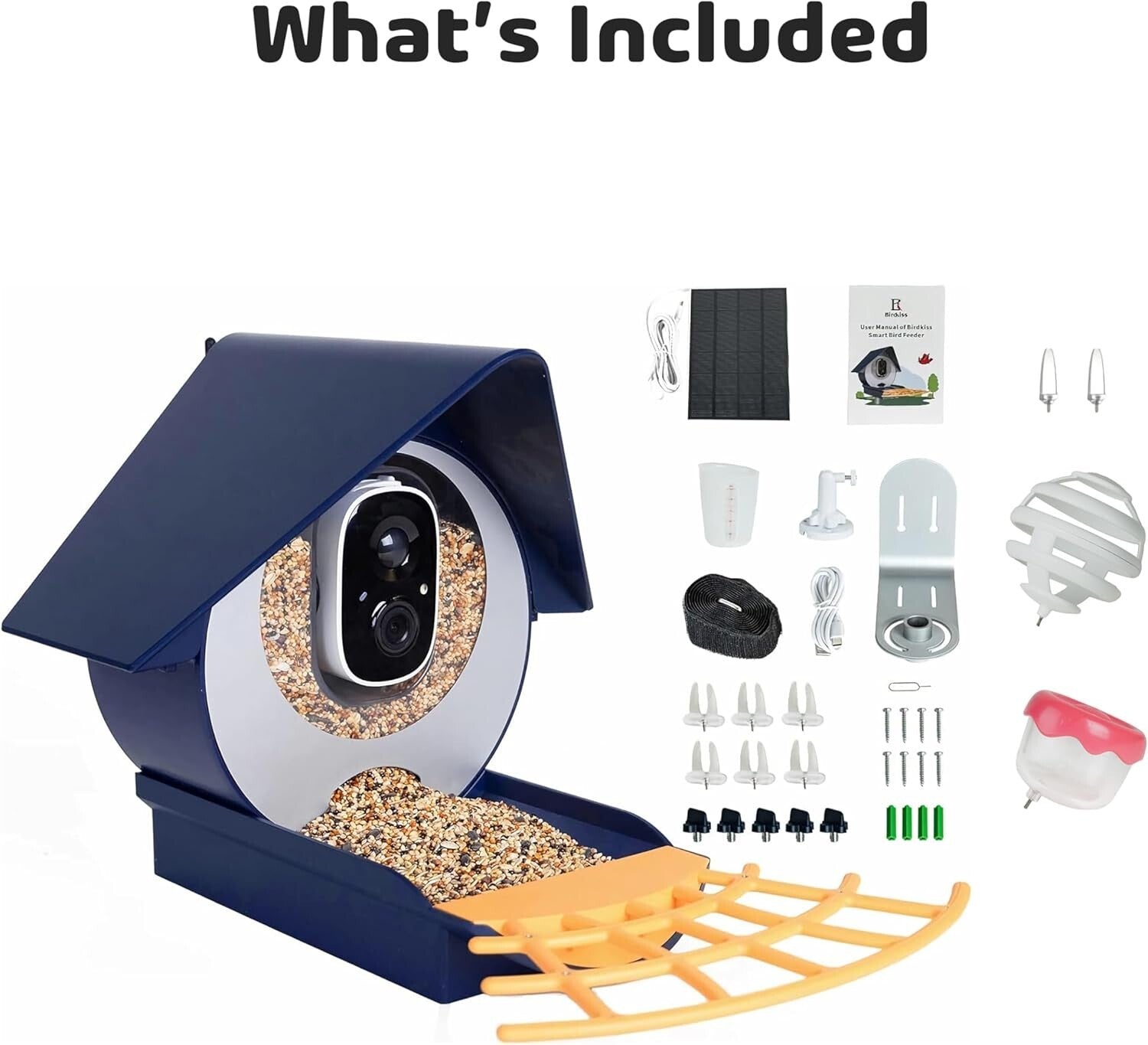 Solar Smart Bird Feeder - Capture, Identify and Enjoy Various Bird Species