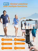 Load image into Gallery viewer, Innovative Smartphone Gimbal with 360° Rotation &amp; Adjustable Lights for Creators