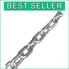 Load image into Gallery viewer, 6.5ft Heavy Duty Stainless Steel Link Chain - 5/16in, Ideal for Towing &amp; Hanging