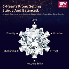 Load image into Gallery viewer, Exquisite Moissanite Stud Earrings, Perfect Anniversary Gift for Her (0.6-3 ct)