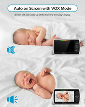 Load image into Gallery viewer, Hacking-Proof Baby Monitor with Night Vision, Camera &amp; Soothing Lullabies