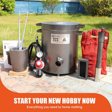 Load image into Gallery viewer, High-Power 6KG Gas Melting Furnace with 30 PSI Regulator &amp; Deluxe Accessories