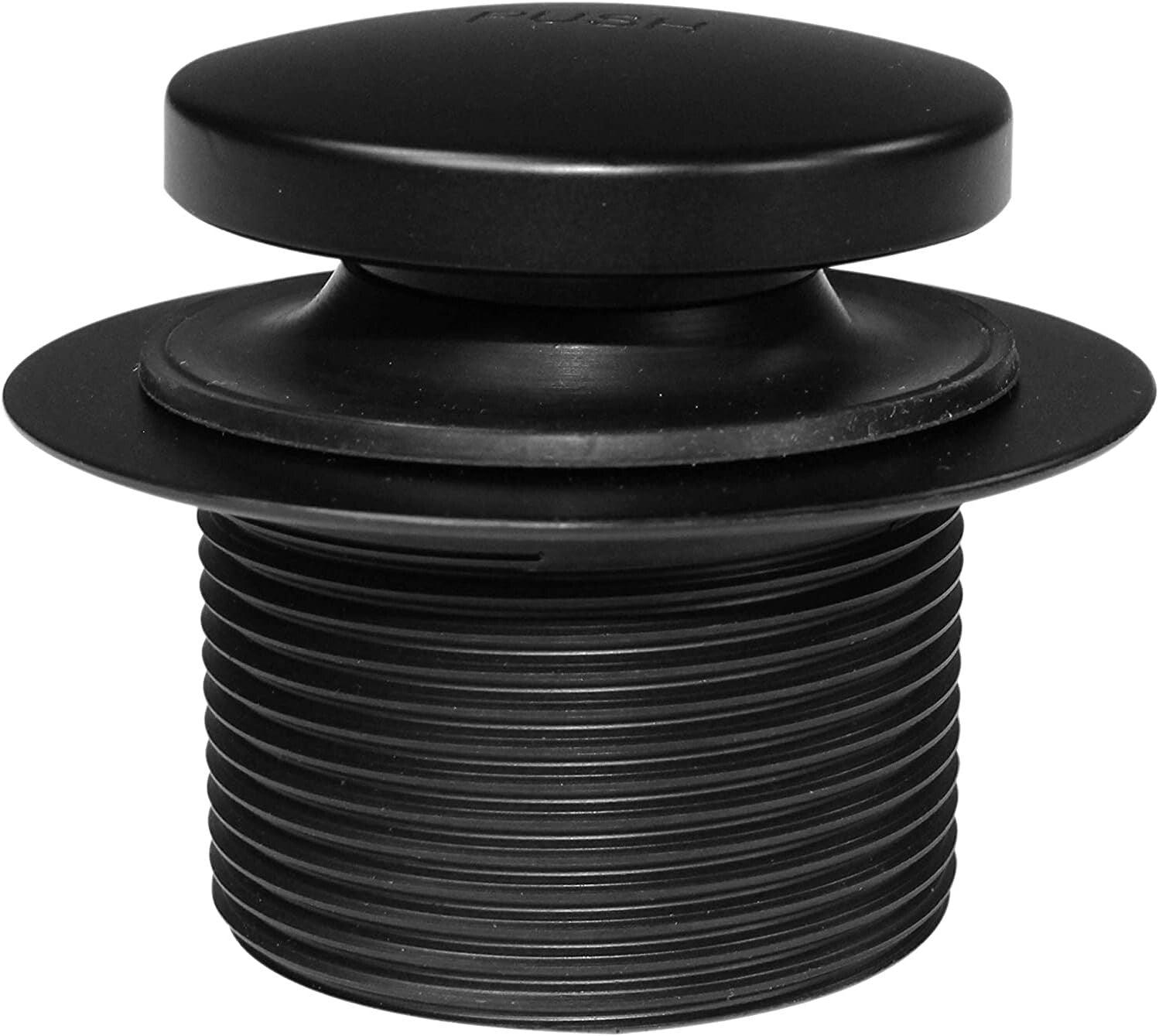 Easy Installation Matte Black Tub Trim Kit with Tip-Toe Drain Plug - 2-Pack