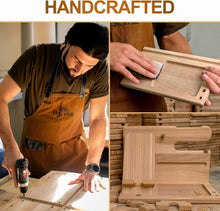 Load image into Gallery viewer, Elegant Wood Phone Docking Station &amp; Organizer for Desk or Nightstand Gifts