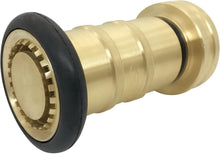 Load image into Gallery viewer, 1-1/2" NST/NH Brass Fire Hose Spray Nozzle - Durable Adjustable Jet Fog Nozzle