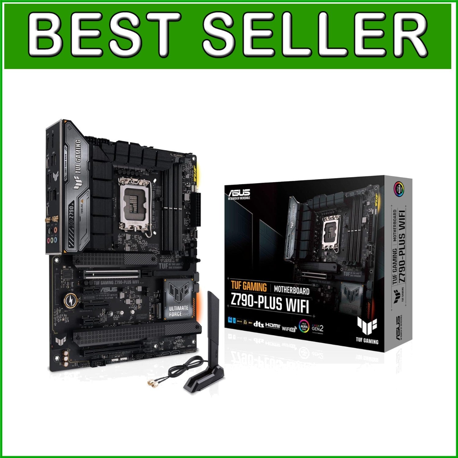 All-In-One TUF Gaming Motherboard with PCIe 5.0, M.2 Slots, and AI Audio