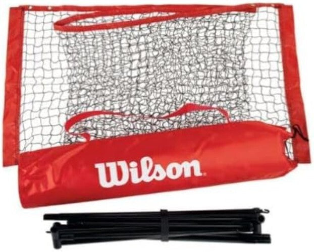 Wilson EZ Tennis Net, 18 ft - Lightweight, Quick Setup for Young Athletes