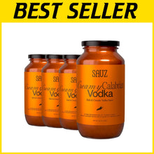 Load image into Gallery viewer, Rich Calabrian Vodka Sauce – Small Batch, Gluten-Free, 25 Oz Jar 4-Pack