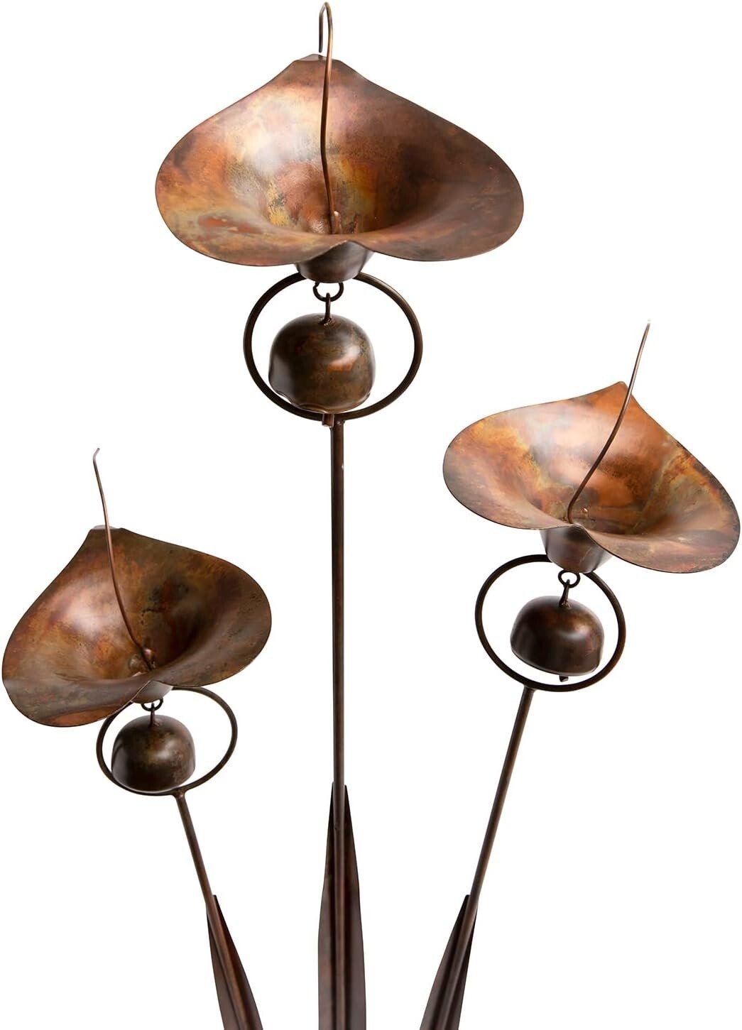 Rust Resistant Calla Lily Wind Chime Garden Stake - Ideal Gift for Garden Lovers