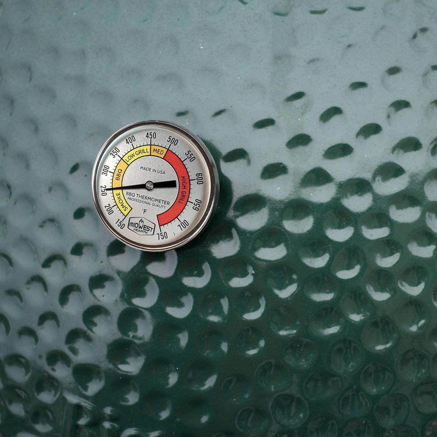 Made in USA Professional Grill Thermometer - Durable Stainless Steel Design