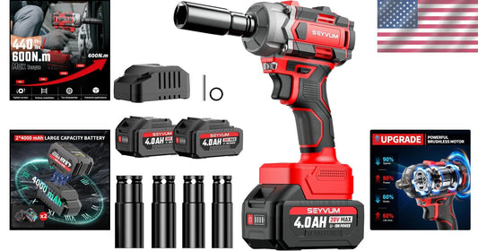Premium 20V Cordless Impact Driver - 3000 RPM with Impact Sockets & Carry Bag