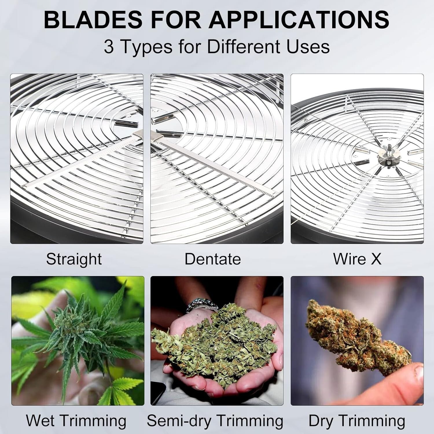 Efficient 19" Bud Leaf Trimmer for Hydroponics - Quick Blade Replacement