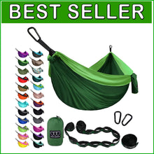 Load image into Gallery viewer, Extra Large Double Hammock - Ultimate Comfort &amp; Durability for Outdoor Lovers