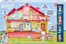 Load image into Gallery viewer, Interactive Bluey BBQ Playset with 4 Figures &amp; Removable Furniture Pieces