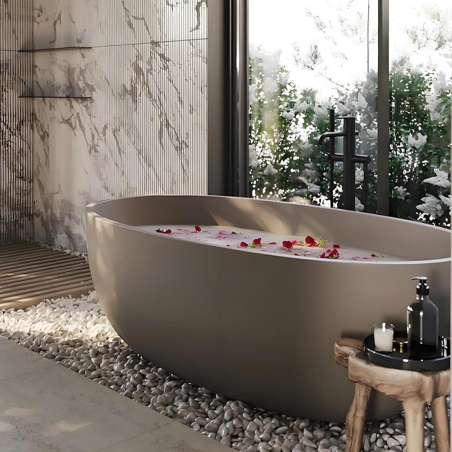 Elegant 20lbs White Pebbles - Ideal for Landscaping, Planters & Creative Decor