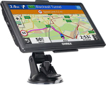 Load image into Gallery viewer, Professional 7-Inch GPS Tracker with Voice Command &amp; Free Lifetime Map Updates