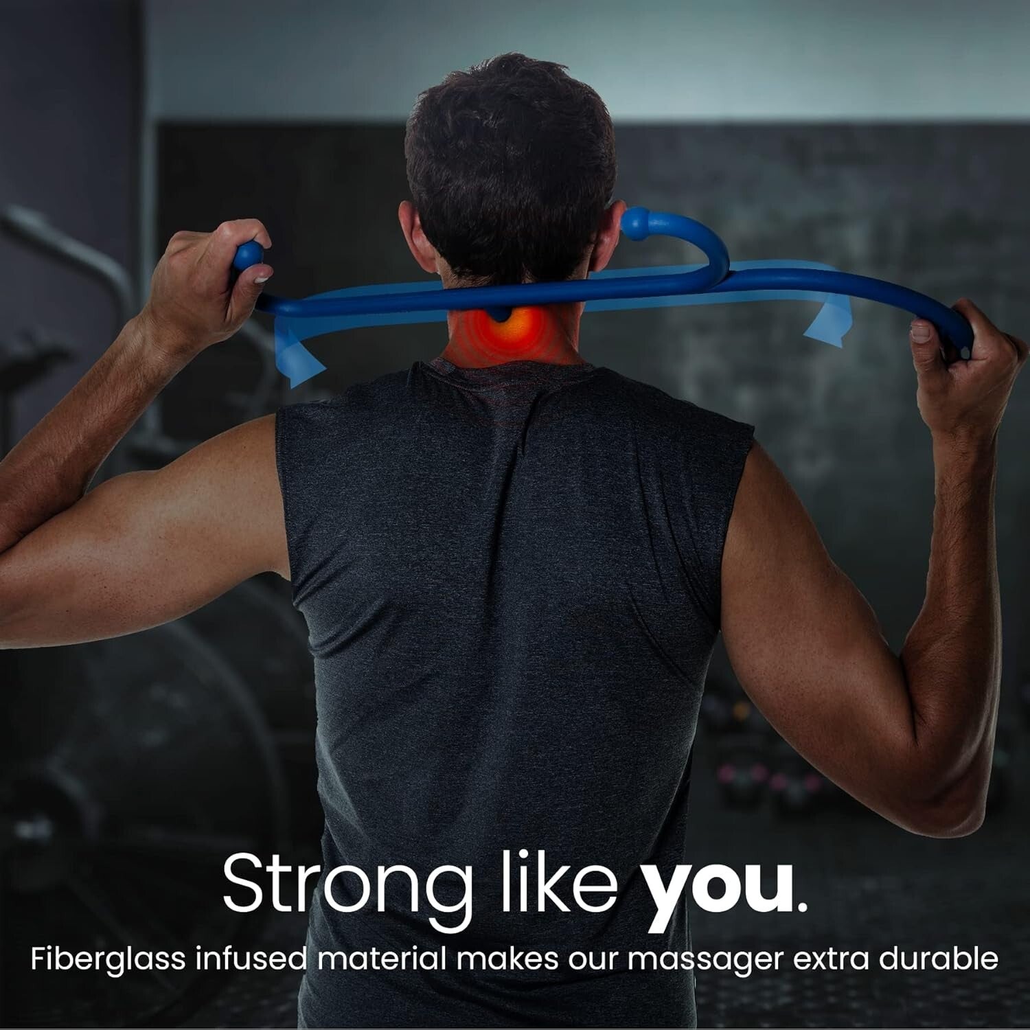 Eco-Friendly Trigger Point Back and Neck Massager - 2-Pack Pain Relief Set