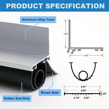 Load image into Gallery viewer, Adjustable Universal Garage Door Weatherproofing KIt - Rubber &amp; Aluminum Parts