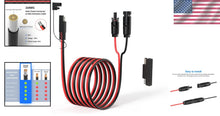 Load image into Gallery viewer, High-Performance 10AWG Solar Connector to SAE Adapter - 20FT Length for Easy Use
