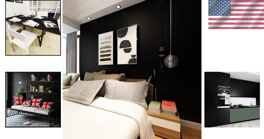 Versatile Waterproof Black Peel and Stick Wallpaper – Ideal for Any Room Upgrade