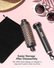 Load image into Gallery viewer, 1.5-Inch Heated Round Brush with Detachable Head - Dual Voltage Travel Essential