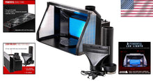 Load image into Gallery viewer, Heavy-Duty Portable Airbrush Spray Booth with Powerful Extraction &amp; Lighting