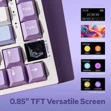 Load image into Gallery viewer, Gasket-Mounted Wireless Mechanical Keyboard with TFT Screen &amp; RGB - Ajazz AK820