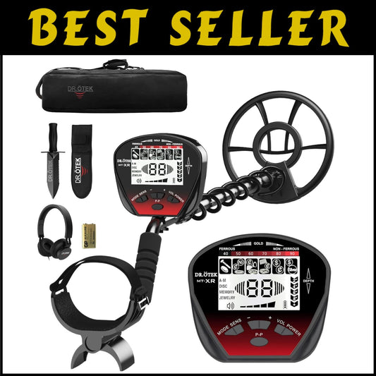 Advanced Pinpoint Metal Detector for Adults - Adjustable, Waterproof & 5 Modes!