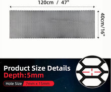 Load image into Gallery viewer, Durable 47" x 16" ABS Plastic Car Grill Mesh - Easy Install Honeycomb Design