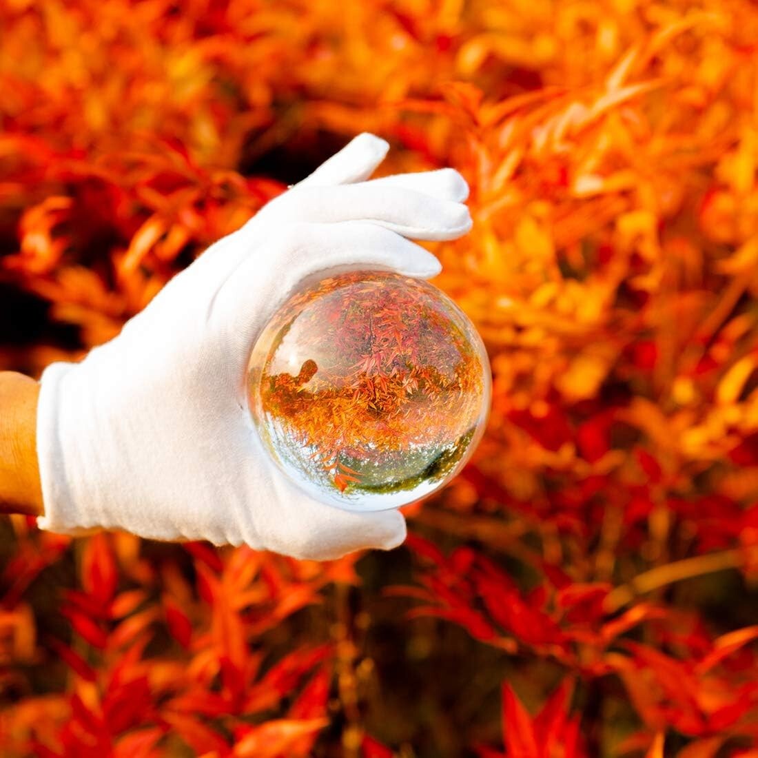 Stunning 120mm Polished K9 Crystal Ball with Free Stand - Home Decor Essential