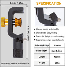 Load image into Gallery viewer, Precision Cable Stripper - 8-28MM with Ergonomic Grip and Roller Stability