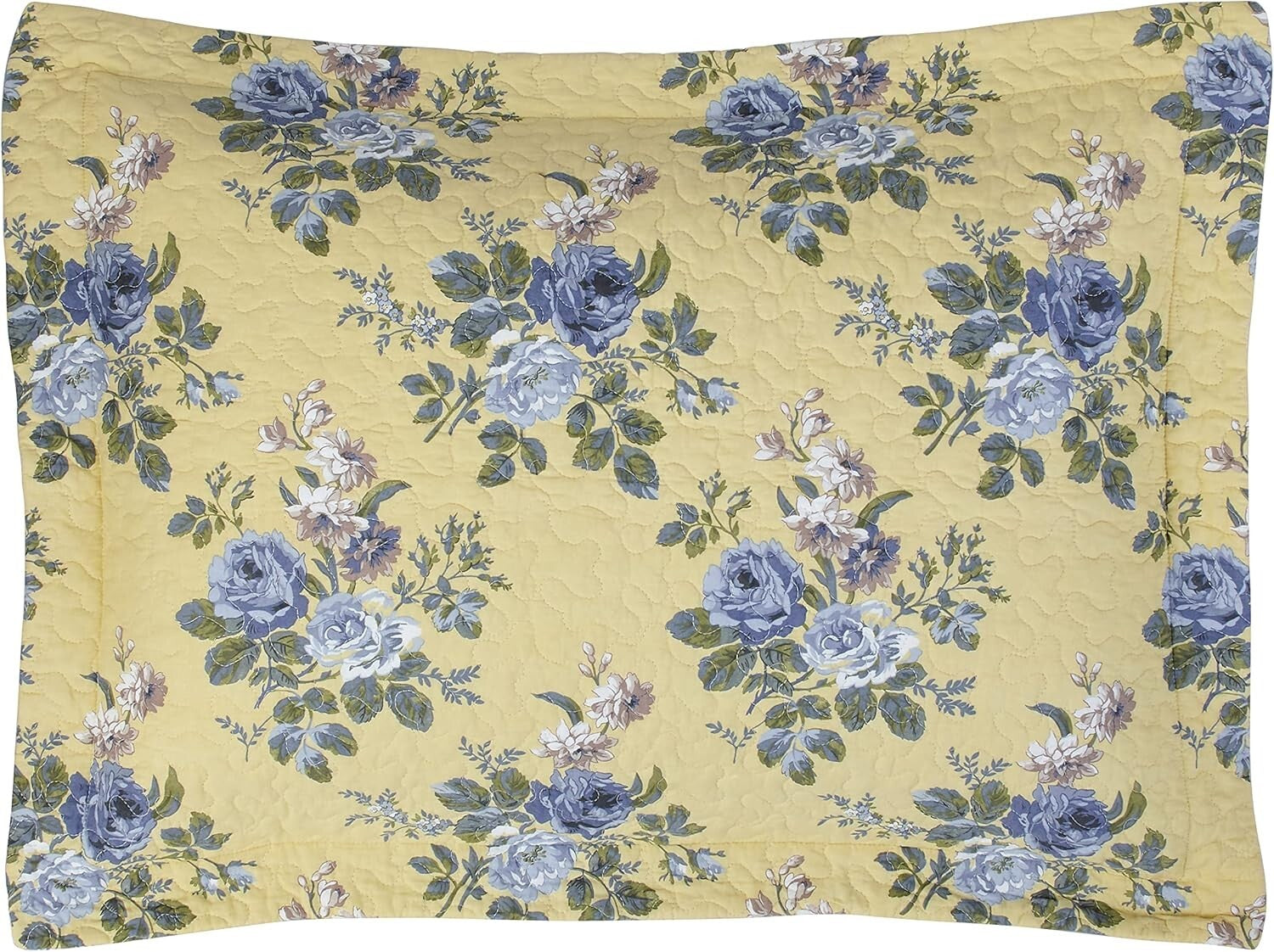 Lightweight & Breathable Floral Cotton Quilt Set - Queen, Pre-Washed Softness