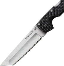 Load image into Gallery viewer, Durable XL Voyager Folding Knife with Serrated Tanto Blade for Everyday Carry