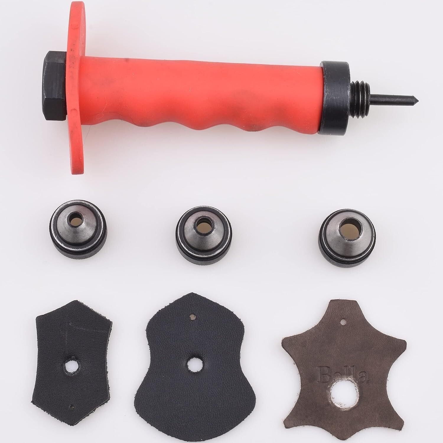 14-Piece Hollow Hole Punch Set – Precision Tool for Leather & Plastic Projects